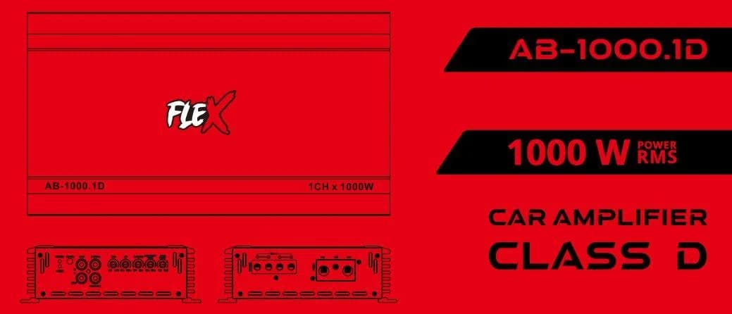 FLEX AUDIO AB-1000.1D car amplifier